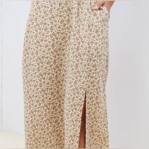 UpWest Coastal Cotton Maxi Skirt